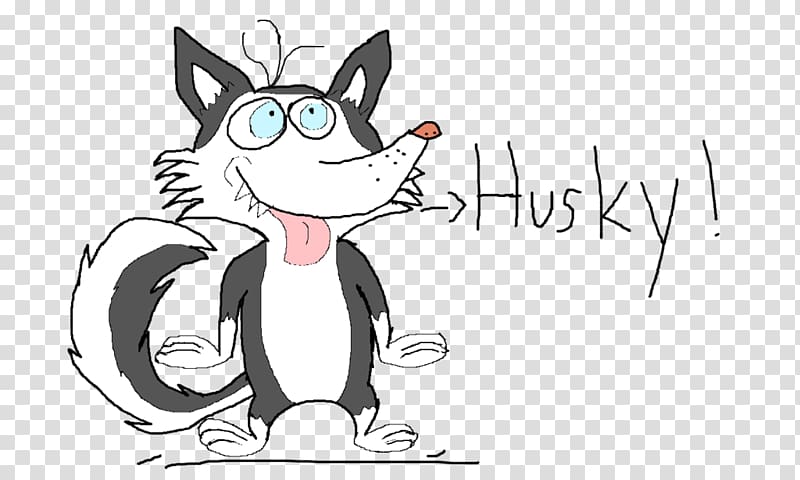 Whiskers Drawing Line art , cartoon husky transparent background PNG clipart