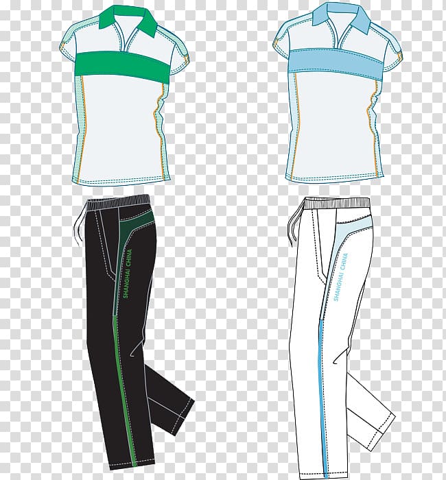 T-shirt Trousers Sleeve Sportswear, Leisure sports suits transparent background PNG clipart