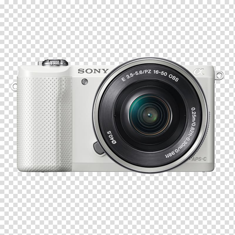 Sony α5000 Sony α6000 Sony α5100 Mirrorless interchangeable-lens camera, Camera transparent background PNG clipart