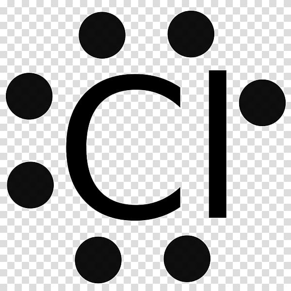 Lewis structure Chlorine Chloride Electron Diagram, dot formula ...