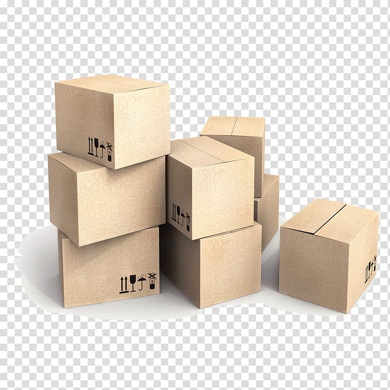 Cardboard box Cardboard box Relocation Packaging and labeling, box transparent background PNG clipart