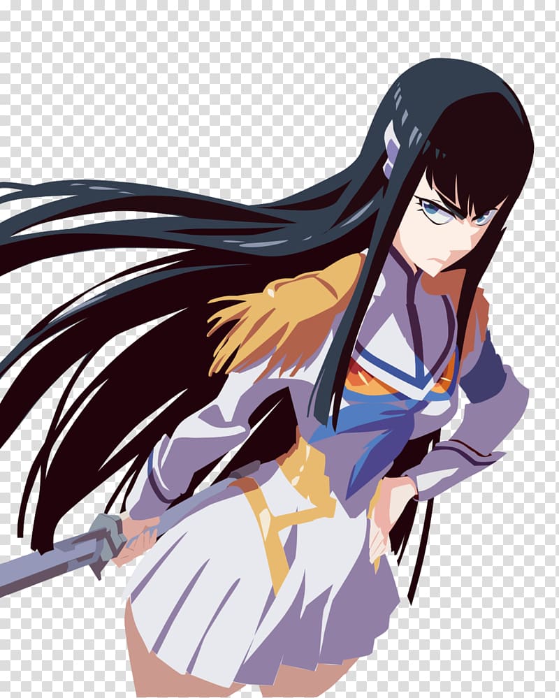 Satsuki Kiryuin Ryuko Matoi Uzu Sanageyama Mako Mankanshoku Senketsu, kill transparent background PNG clipart