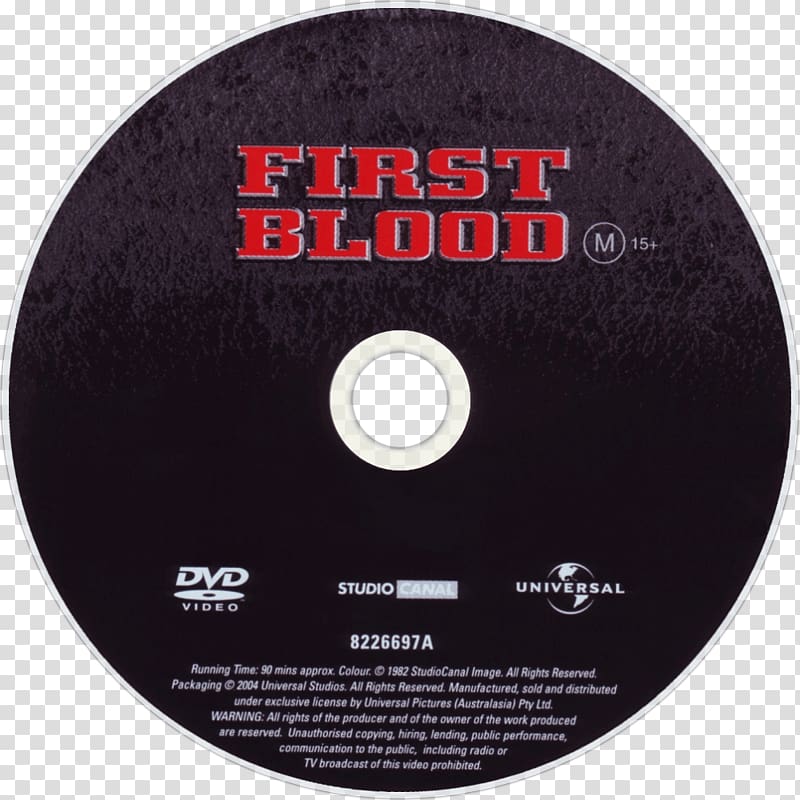 DVD Compact disc Macbeth Rambo Film, rambo transparent background PNG clipart