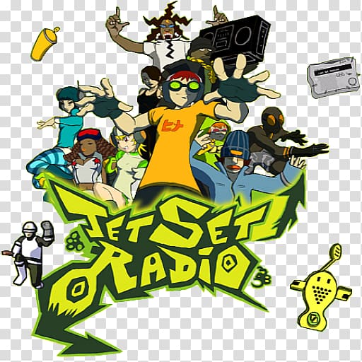 Jet Set Radio Future Jet Set Radio HD Dreamcast Video game, android transparent background PNG clipart