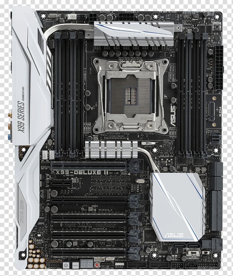 Intel X99 LGA 2011 ASUS Motherboard, intel transparent background PNG clipart