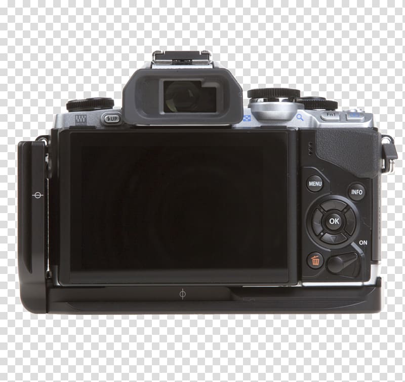 Camera lens Olympus OM-D E-M10 Mirrorless interchangeable-lens camera, Olympus Omd transparent background PNG clipart