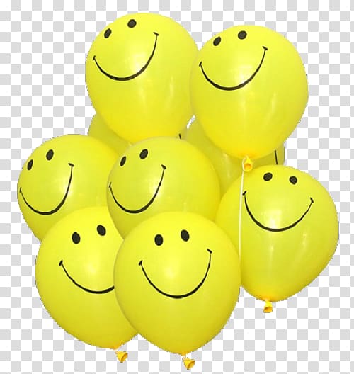 Smiley Balloon Birthday Party, B Letter emoticon transparent background PNG clipart