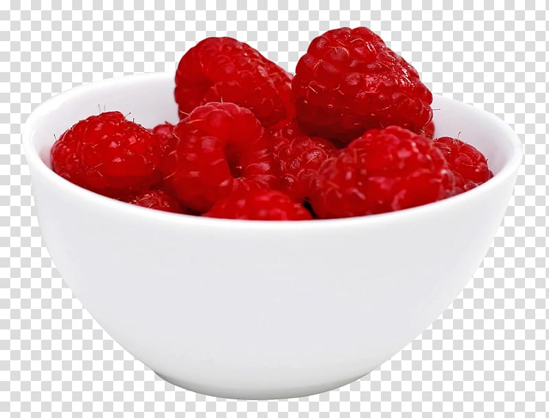 Red raspberry Breakfast Frutti di bosco Fruit, Raspberry in Bowl transparent background PNG clipart