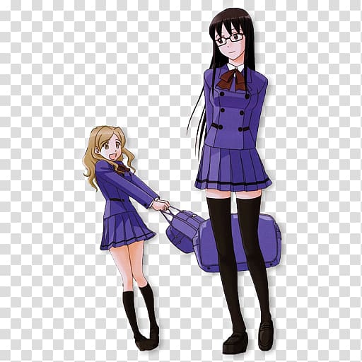 School uniform Anime Costume Girl, Anime transparent background PNG clipart