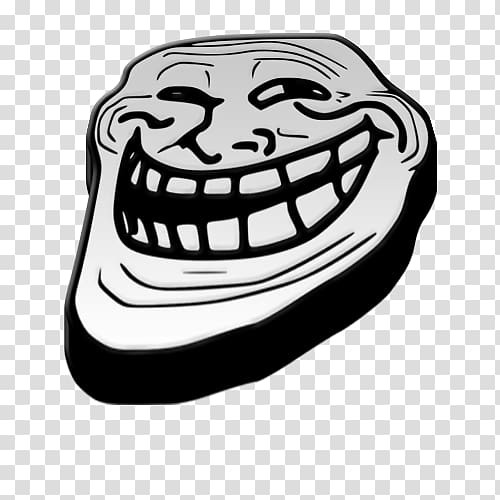 Internet meme Rage comic Zazzle, trollface, white, face, monochrome png