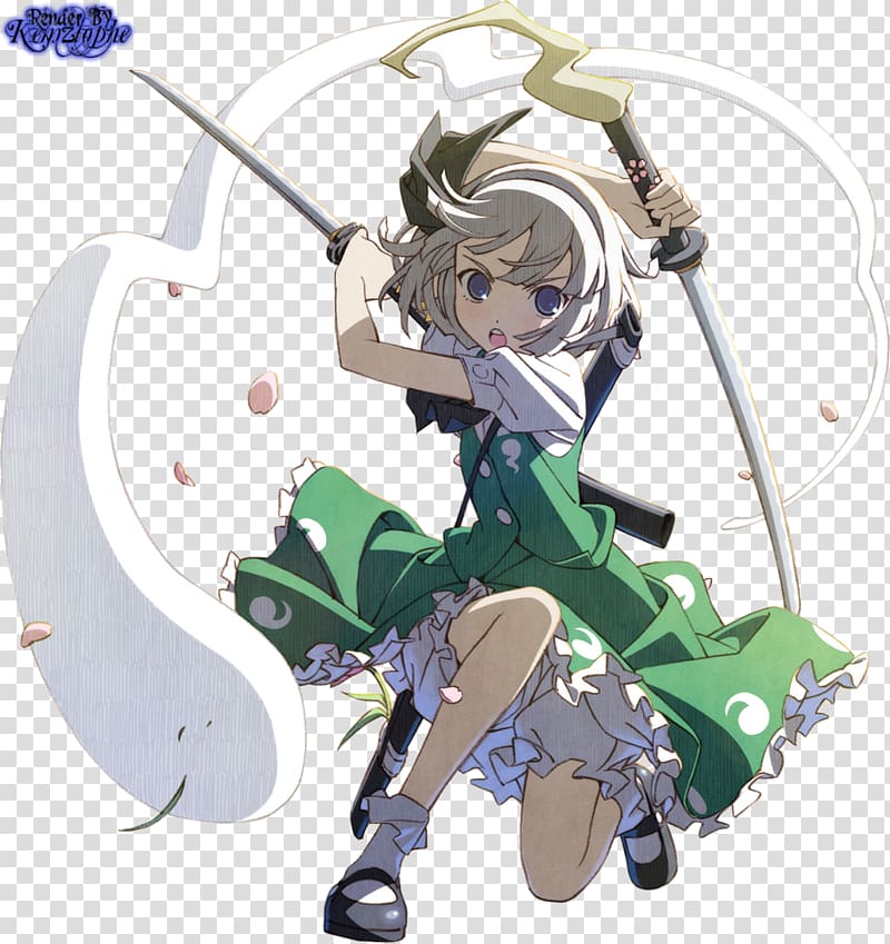Youmu Konpaku Undefined Fantastic Object Character Hidden Star in Four Seasons Fan art, characters touhou project transparent background PNG clipart