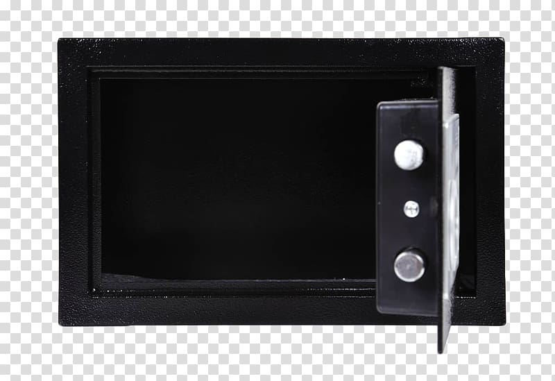 Safe deposit box Black Bank, Black open safe transparent background PNG clipart