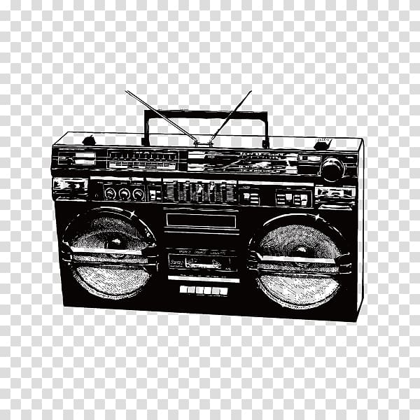 Boombox Radio , radio transparent background PNG clipart