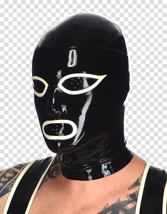 Hood Latex Mask Rubber and PVC fetishism Sexual fetishism, mask transparent background PNG clipart