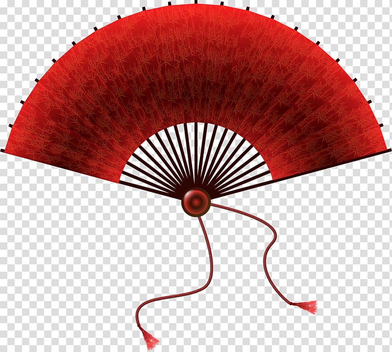 China Hand fan Paper , China transparent background PNG clipart