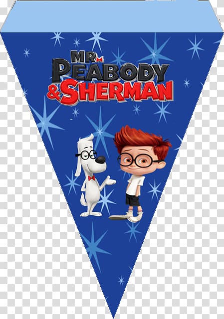 Mr. Peabody Character Time machine Poster Adventure Film, mr peabody and sherman transparent background PNG clipart