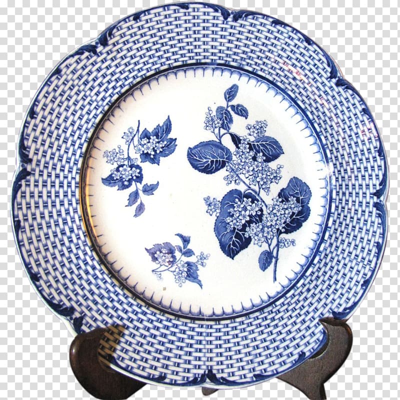 Tableware Platter Plate Porcelain Blue and white pottery, Plate transparent background PNG clipart