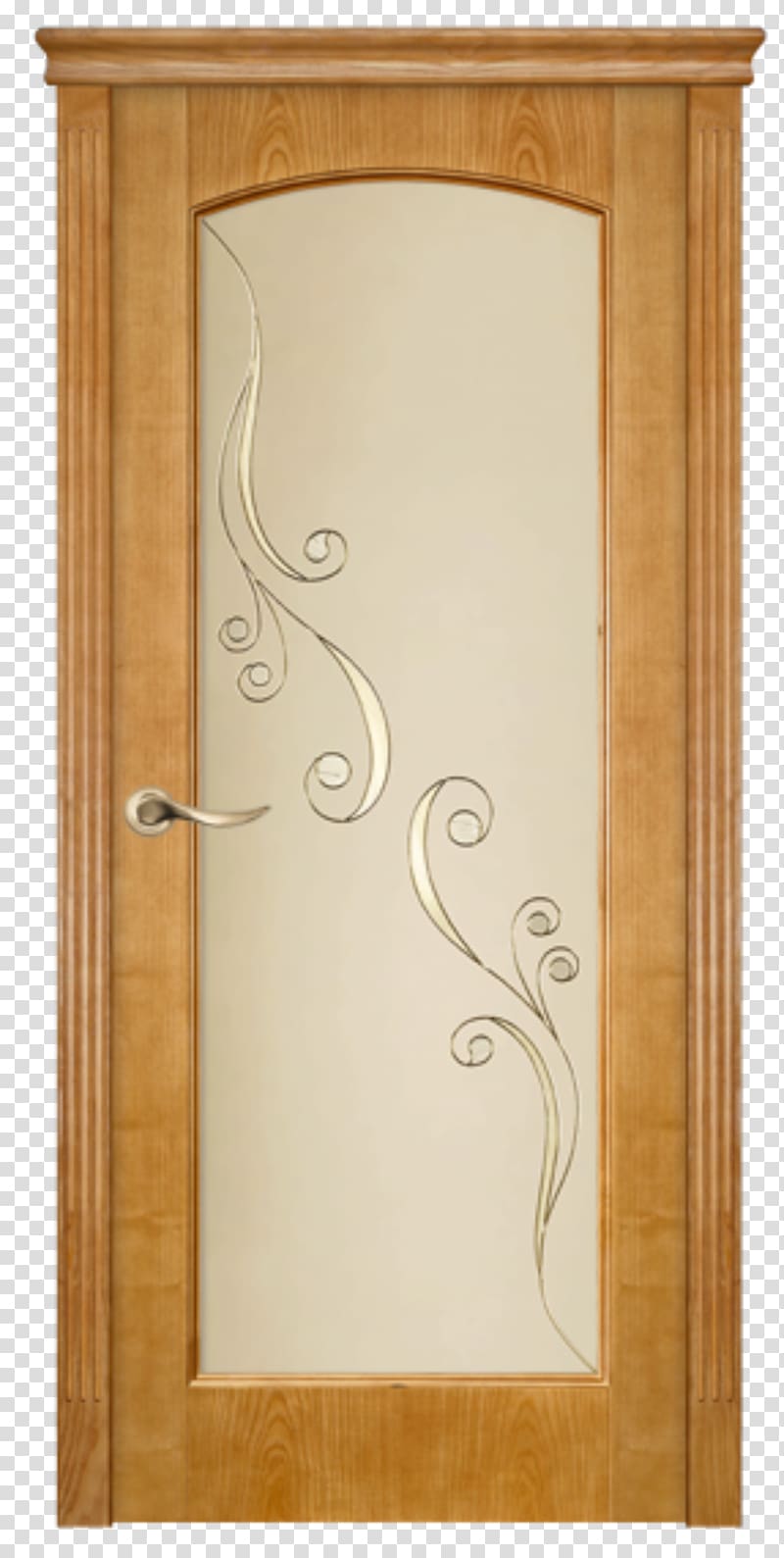 Door Wood veneer Dveri Mezhkomnatnyye Stained glass, door transparent background PNG clipart