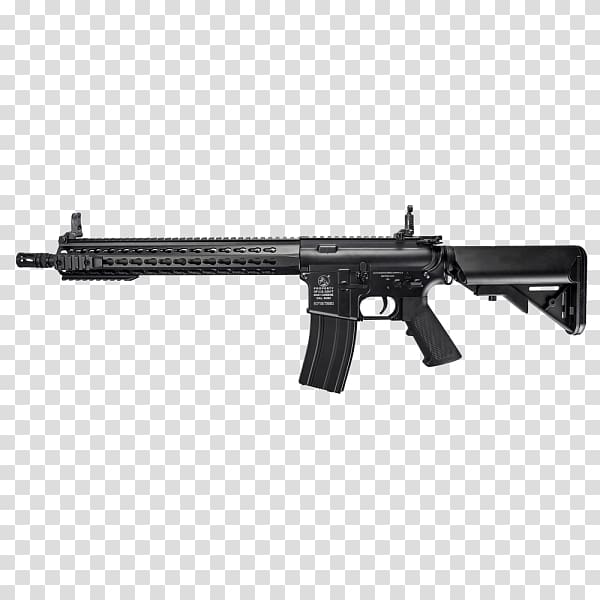 M4 carbine KeyMod Colt\'s Manufacturing Company Colt AR-15 Close Quarters Battle Receiver, laser gun transparent background PNG clipart