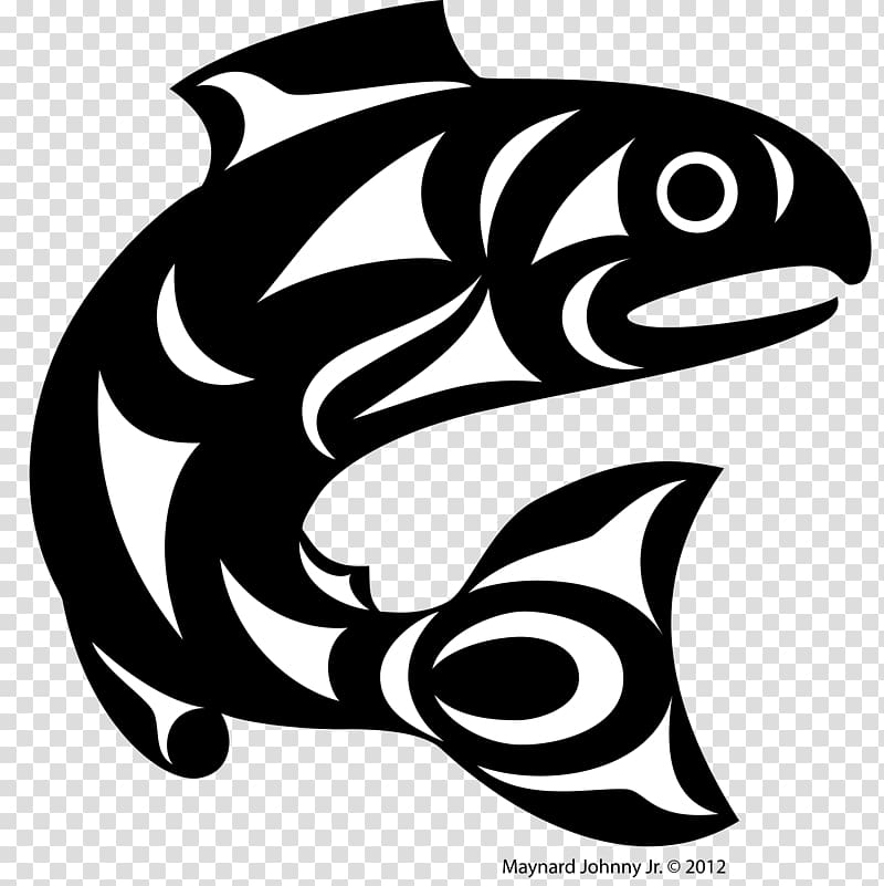 Pacific Northwest Coast Salish Visual arts by indigenous peoples of the Americas Black and white , others transparent background PNG clipart