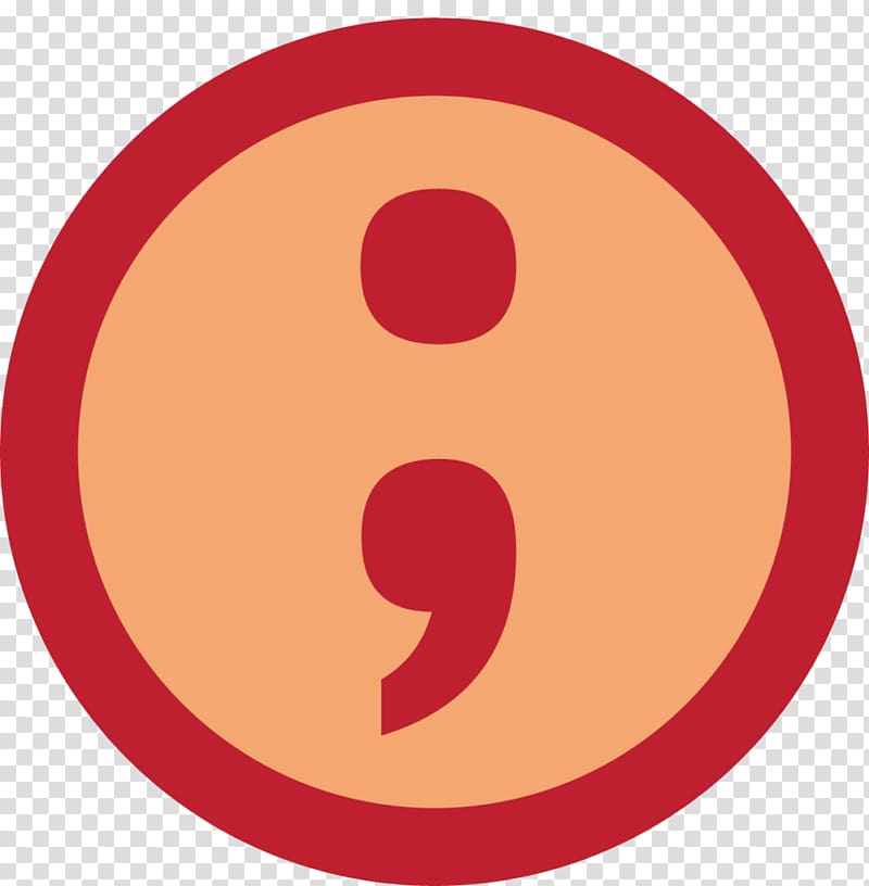 Semicolon Punctuation Exclamation mark , west point transparent background PNG clipart