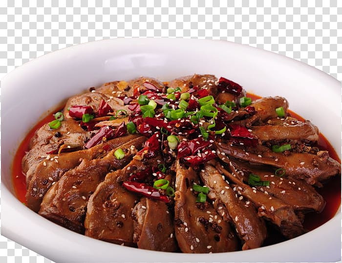 Mongolian beef Duck Bulgogi Red cooking Pungency, Spicy duck head transparent background PNG clipart