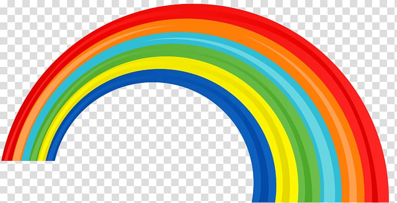Rainbow , Rainbow , rainbow illustration transparent background PNG clipart