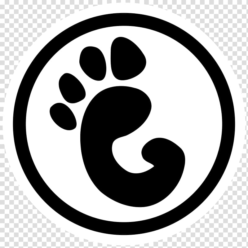 GNOME Logo Linux GNU, footprint transparent background PNG clipart