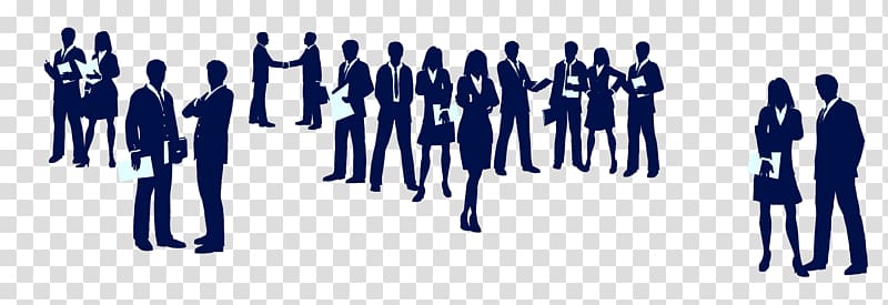group of people illustration, Social media marketing Digital marketing Promotion, Business people silhouettes transparent background PNG clipart