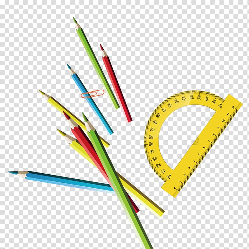 Mathematics Sribu.com, Round ruler and pencil transparent background PNG clipart