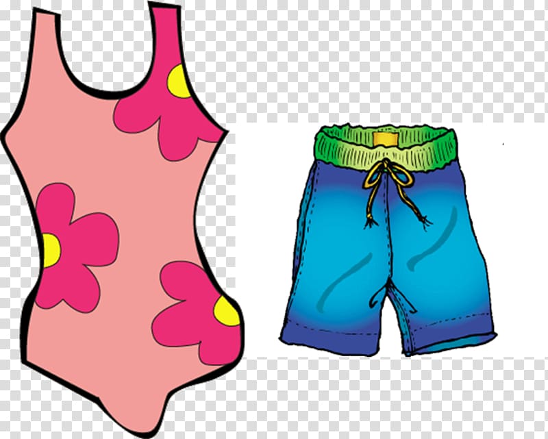 swimsuit kids clip art