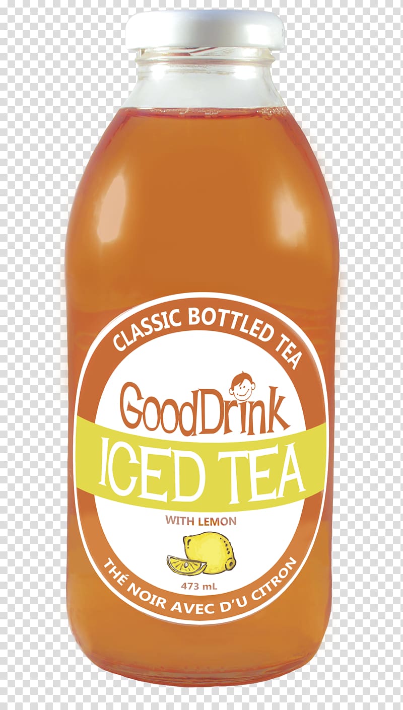 Orange drink Iced tea White tea Orange soft drink, lemon iced tea transparent background PNG clipart