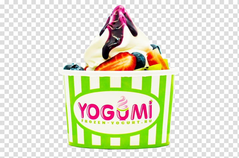 Food йогурт-бар YOGUMI Font, Frozen yogurt transparent background PNG clipart