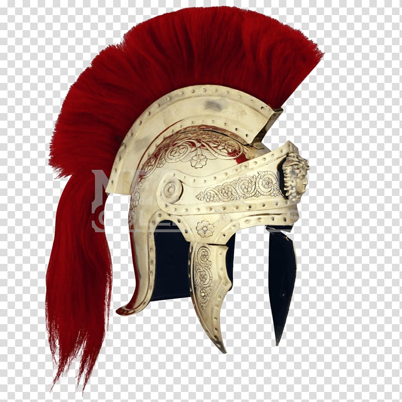 Ancient Rome Galea Praetorian Guard Helmet Roman army, medieval transparent background PNG clipart