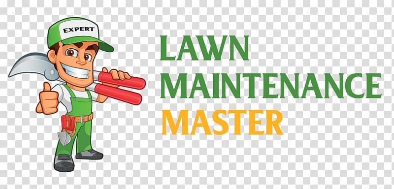 Lawn Logo Landscape maintenance Yard Cartoon, lawn care transparent background PNG clipart