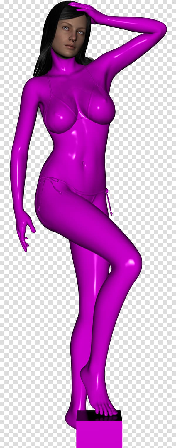Latex clothing Cartoon Spandex, girl transparent background PNG clipart