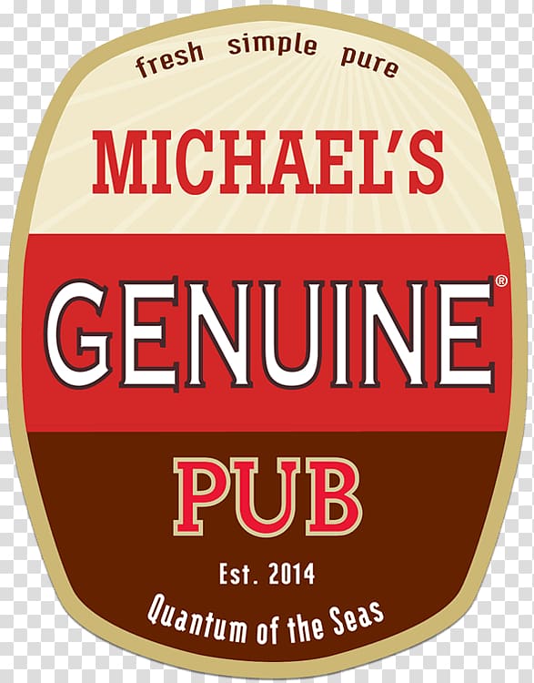 Logo Brand Font Product Michael\'s Genuine Food & Drink, lively atmosphere transparent background PNG clipart