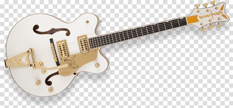 Acoustic guitar Gretsch White Falcon Acoustic-electric guitar, guitar transparent background PNG clipart