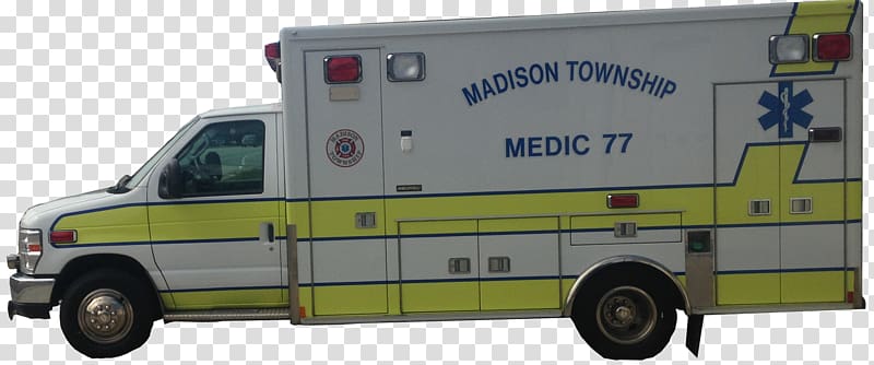 Madison Twp Fire Department Madison Township Fire/EMS Car Ambulance, car transparent background PNG clipart