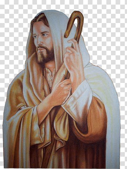 Jesus Christ illustration, Jesus Shepherd transparent background PNG clipart
