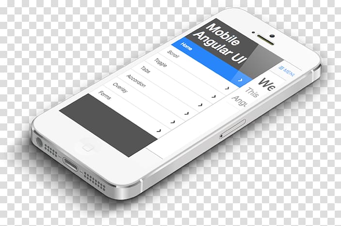 Mobile Phones AngularJS Mobile app development, mobile interface transparent background PNG clipart
