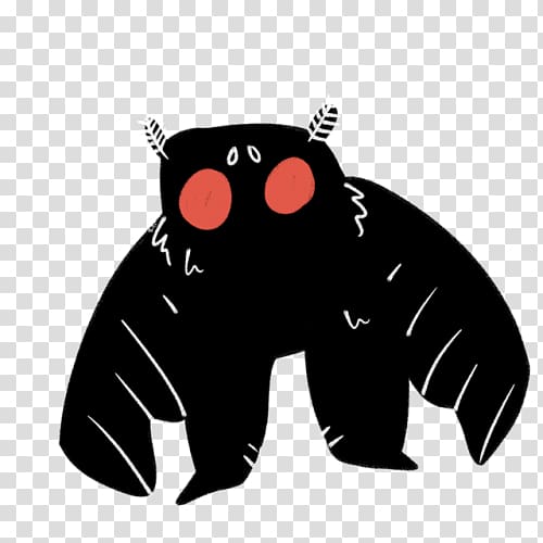 Point Pleasant Mothman Bigfoot Aesthetics Art, mothman transparent background PNG clipart