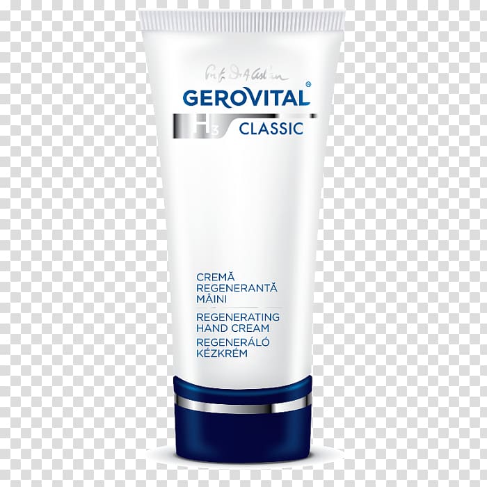 Cream Lotion Nivea Håndcreme Intensive Care 100ml Gerovital, daily chemicals transparent background PNG clipart