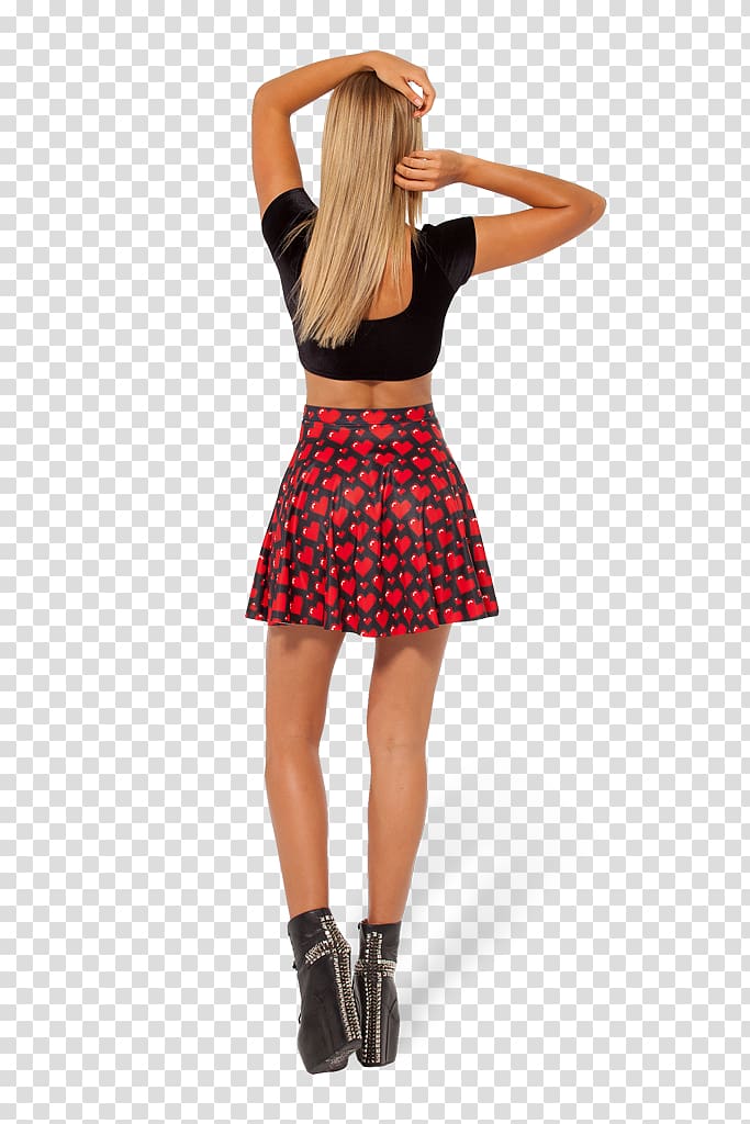 Miniskirt Red A-line White, dress transparent background PNG clipart