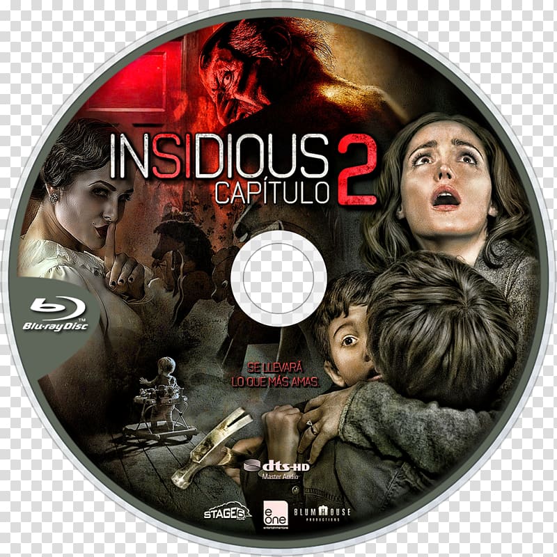 Insidious: Chapter 2 DVD Blu-ray disc Compact disc, dvd transparent background PNG clipart