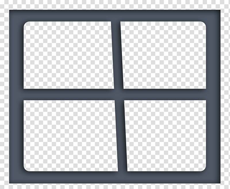 Window Square Brand Pattern, Creative blue windows transparent background PNG clipart