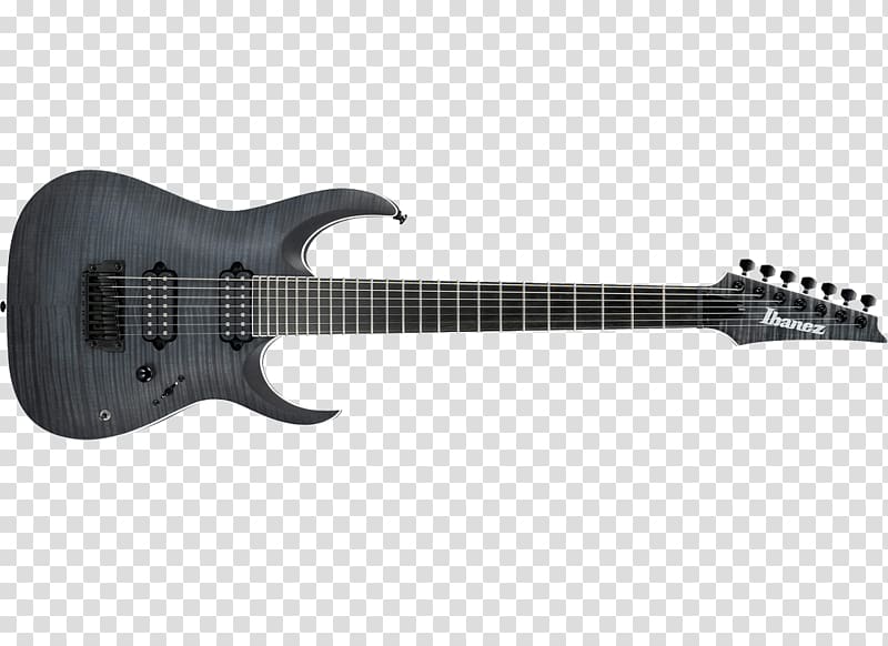 Ibanez Iron Label RGAIX6FM Electric guitar Ibanez RG Seven-string guitar, electric guitar transparent background PNG clipart