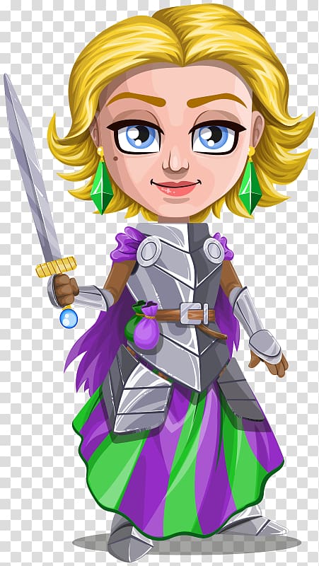 Open Knight graphics, woman warrior transparent background PNG clipart