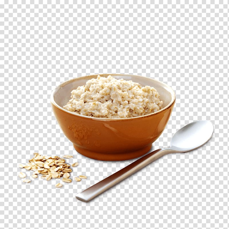 oatmeal with orange ceramic bowl, Breakfast cereal Porridge Bagel Milk, oatmeal transparent background PNG clipart