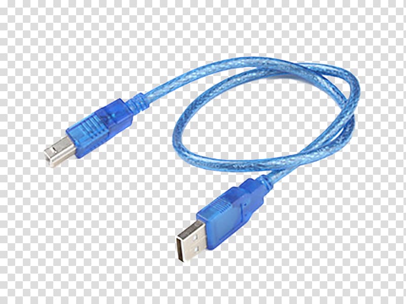 Arduino Electrical cable USB Microcontroller Data cable, cable transparent background PNG clipart